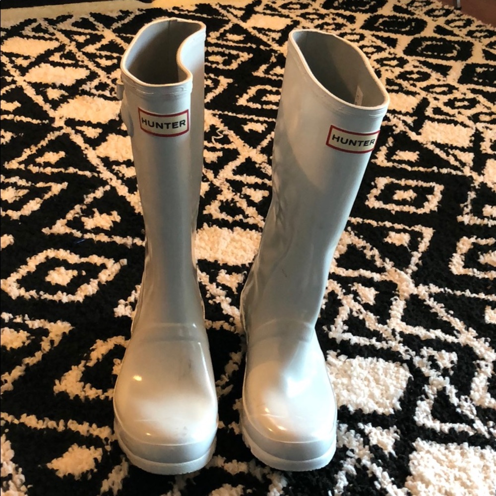 Hunter | Adorable White Mod Wellies
